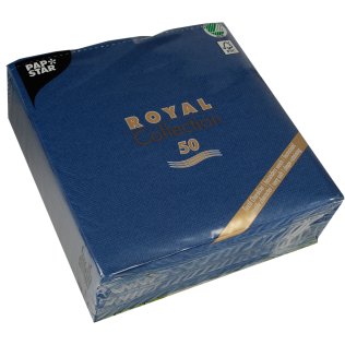 Servietten ROYAL Collection 40 cm x dunkelblau 50er Pack