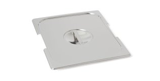 Flachdeckel 121a GN1/2 mit Griffmulde und Ausschnitt für Griffe GN 1/2