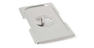 Flachdeckel 131a GN1/3 mit Griffmulde und Ausschnitt für Griffe GN 1/3