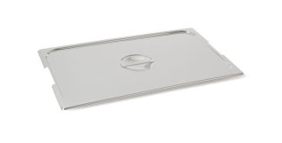 Flachdeckel 111a GN1/1 mit Griffmulde und Ausschnitt für Griffe GN 1/1