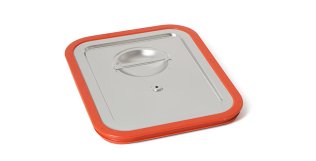 Steckdeckel wasserdicht 125 mit Griffmulde GN1/2 GN 1/2 Edelstahl