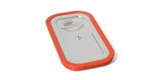 Steckdeckel wasserdicht 135 mit Griffmulde GN1/3 GN 1/3 Edelstahl