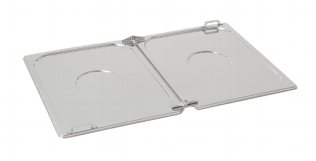 Flachdeckel 113 GN1/1 mit Scharnier GN 1/1