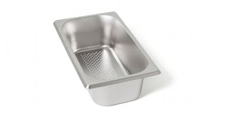 GN-Einsatz gelocht 13 094 GN1/3-90 325 x 176 mm GN 1/3 Edelstahl