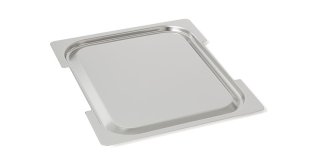 Steckdeckel 126a mit Ausschnitt für Griffe GN1/2 GN 1/2 Edelstahl