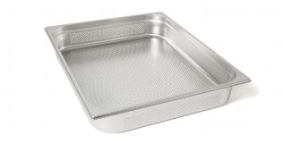 GN-Behälter gelocht 21 104 GN2/1-100 (kein Einsatz) 650 x 530 mm GN 2/1 Edelstahl