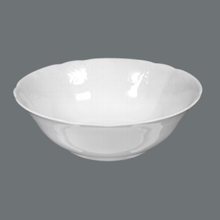 Salatschale rund 23 cm weiß Salzburg