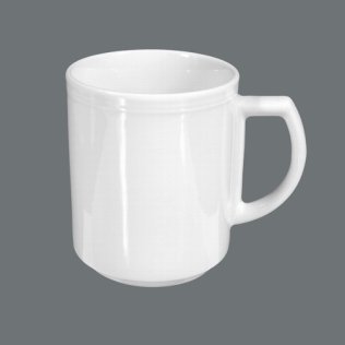 Becher mit Henkel 0,3 weiß Ø 77 mm Vitalis