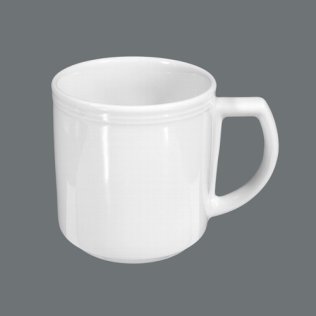Becher mit Henkel 0,25 weiß Ø 77 mm Vitalis