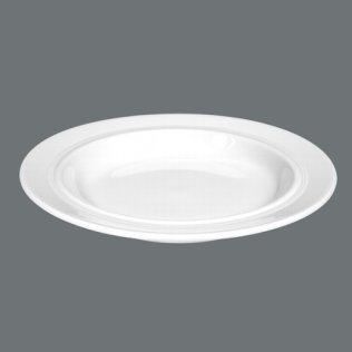 Teller halbtief 25,5 cm weiß Vitalis