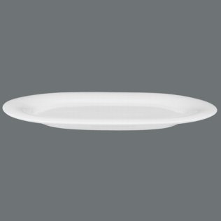 Servierplatte oval 36 cm weiß Savoy