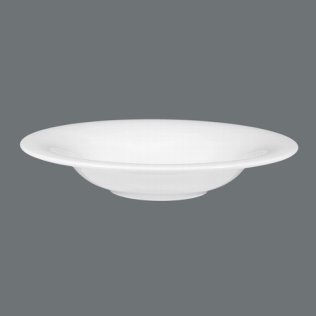 Gourmet Teller rund tief 27cm weiß Savoy