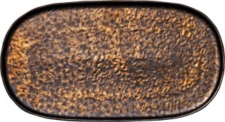 Fortessa Nivo Metallic Platte flach coup 34 cm