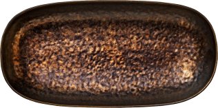 Fortessa Nivo Metallic Platte tief coup 30 cm