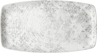 Burgerplatte 36 x 20cm Shabby Chic 2 Porzellan