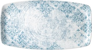Burgerplatte 36 x 20cm Shabby Chic 4 Porzellan