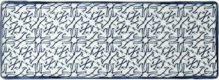 Sushiplatte 11 x 30 cm Shabby Chic 5 Porzellan