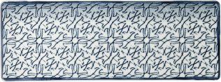 Sushiplatte 11 x 30 cm Shabby Chic 6 Porzellan