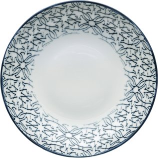 Teller tief coup 21 cm Shabby Chic 5 Porzellan
