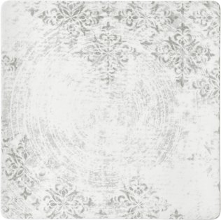 Teller flach eckig 20cm Shabby Chic 2