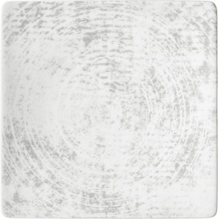 Teller halbtief eckig 24cm Shabby Chic 1
