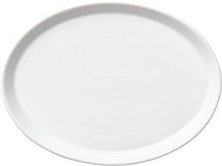 Teller flach oval coup 28x21cm / SCANDIC Porzellan