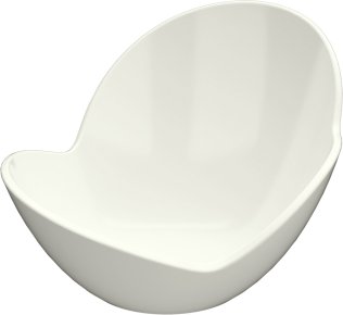 Appetizer Bowl amorph 13cm/0.10 l weiß, KUMO