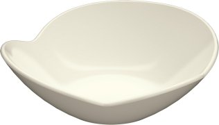 Schälchen amorph 11cm/0.06 l weiß, KUMO
