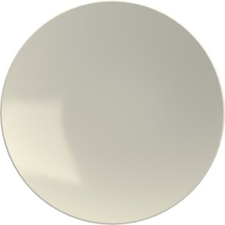 Teller halbtief rund coup 24cm weiß, KUMO