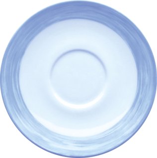 Brush Blue Untertasse 14cm