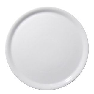 Pizzateller Napoli 31 cm uni weiß