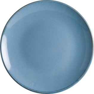 Sky Gourmet Teller flach 25cm Blau Porzellan