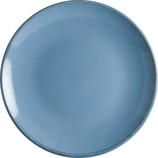 Sky Gourmet Teller flach 27cm Blau Porzellan