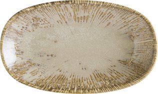 Snell Sand Gourmet Servierplatte oval 24x14cm Beige Porzellan