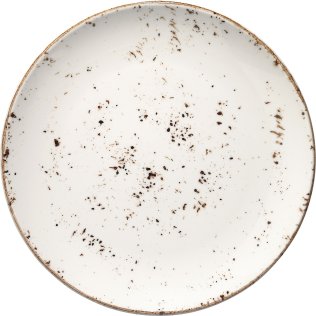 Grain Gourmet Teller flach 27cm Creme Porzellan