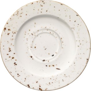 Grain Rita Kombiuntertasse 16cm Creme Porzellan
