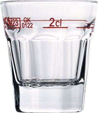 Obermeister Stamper 3,6 cl 2 /-/ RR 46 x mm Transparent