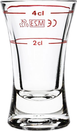 Wachtmeister Stamper 5,6 cl 2+4 /-/ RR 51 x mm Transparent