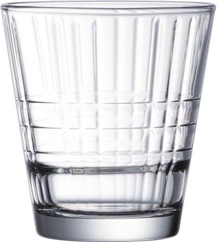 Stack Up Cross Tumbler 26 cl stapelbar 85 x mm Transparent