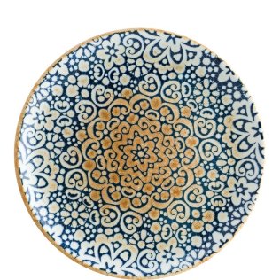 Alhambra Gourmet Teller flach 21cm Blau Porzellan