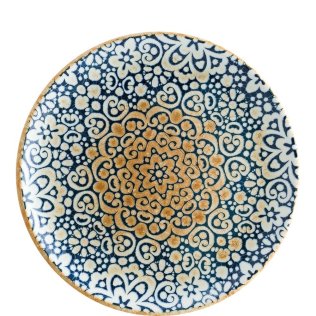 Alhambra Gourmet Teller flach 25cm Blau Porzellan