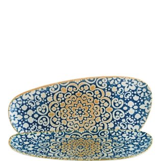 Alhambra Vago Servierplatte oval 36cm Blau Porzellan