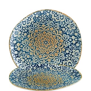 Alhambra Vago Teller flach 15cm Blau Porzellan