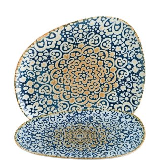 Alhambra Vago Teller flach 33cm Blau Porzellan