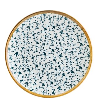 Calif Gourmet Teller flach 21cm Blau Porzellan