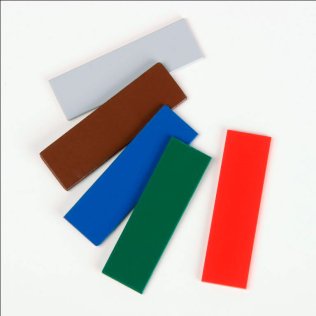 Farbspatel zur Farbkodierung von DINNER CHAMPION Isobox grau 90 x 27 mm Kunststoff
