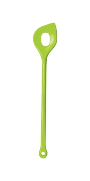 Spitzlochlöffel 31cm apfelgrün Kunststoff