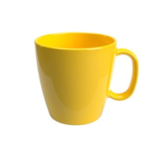 Tasse 230 ml Bistro Kunststoff gelb Ø 81 mm, Höhe 79 mm