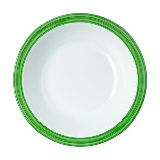 Teller, tief 600 ml Bistro Melamin grün Ø 205 mm