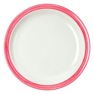 Teller, flach Bistro Melamin cherry-rot Ø 235 mm